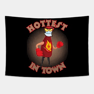 Hot Sauce-Funny Quote Cartoon Tapestry