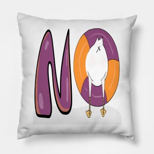 Doo Doo duck funny cute Pillow