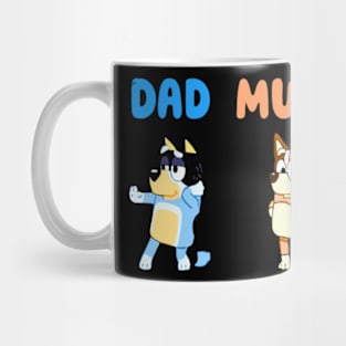 Bluey/Mum/Dad Tumbler Set