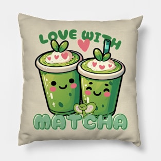 Love with matcha Pillow