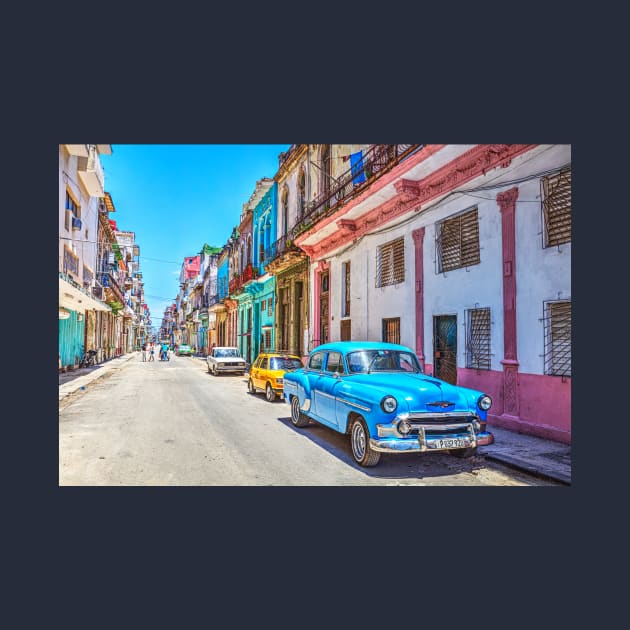 Colorful Cuba Street In Havana by tommysphotos