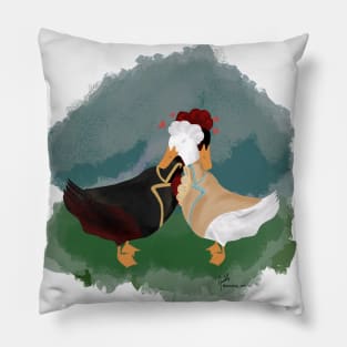 Victorian Ineffable Ducks Pillow