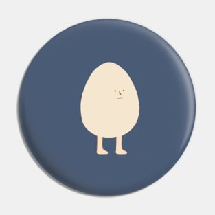 Egg with Legs | Cute | Weird | High Quality | Gift | Minimalist Pin