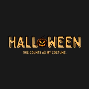 Halloween costume for lazies T-Shirt