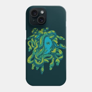 Medusa in Green Phone Case