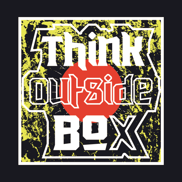 Think Outside Box by T-Shirt Attires