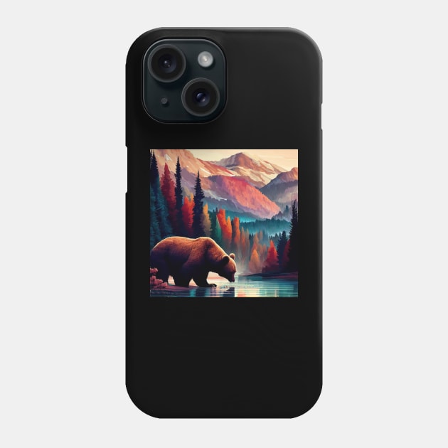 Big Grizzly Bear . Phone Case by Canadaman99