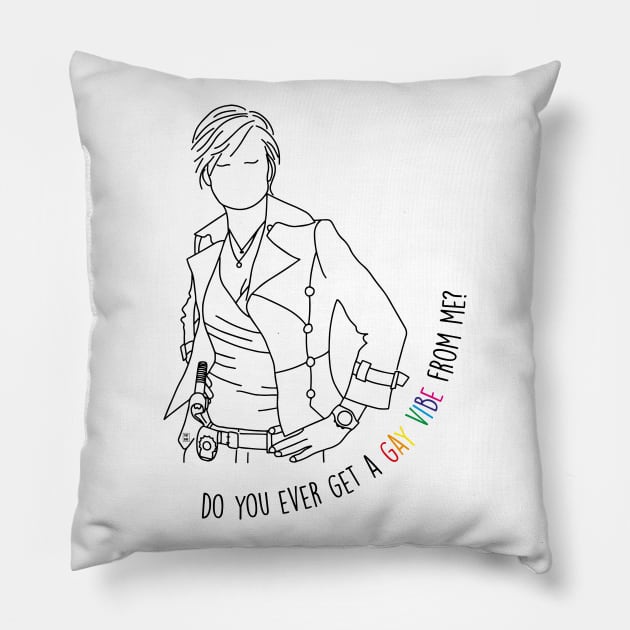 Gay vibe Pillow by Gabi Veiga