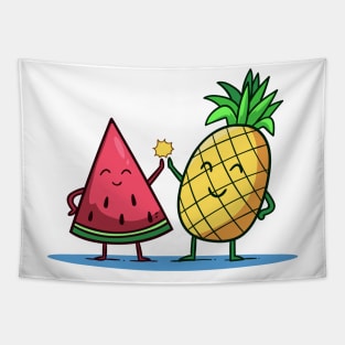 Watermelon and Pineapple Tapestry