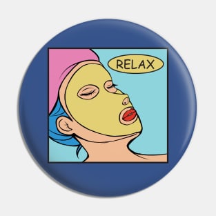 Relax Pop Art - Pop Art Ave Pin