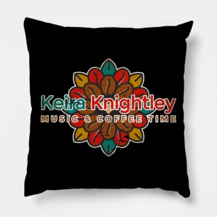 Keira Knightley Music & Cofee Time Pillow