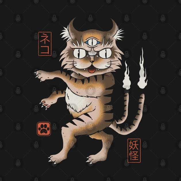 Yokai Cat by Vincent Trinidad Art