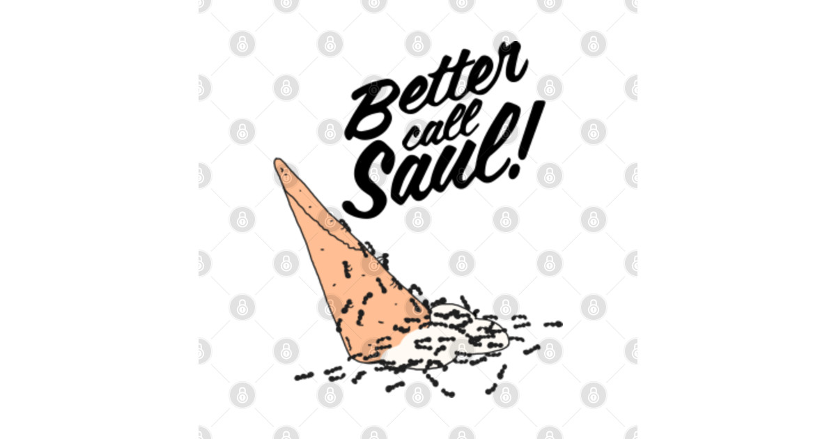 Ice Cream Better Call Saul Better Call Saul Sticker TeePublic