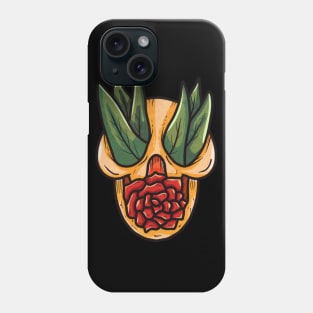 Flower skull Phone Case