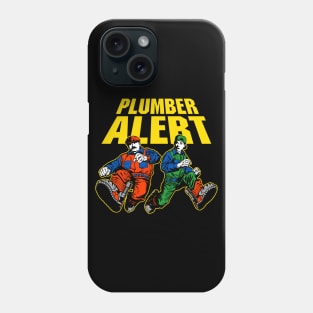 PLUMER ALERT SECOND-WARNING / Black variant Phone Case