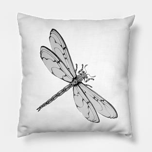 Art Nouveau Dragonfly Pillow