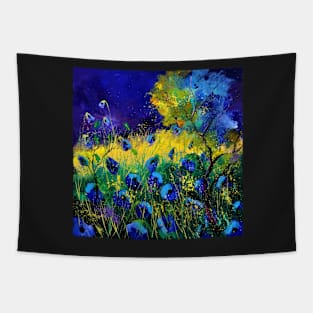 Blue poppies 7741 Tapestry