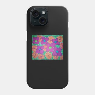 Bold Summer Abstract Flowers Phone Case