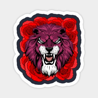 Lion Of Rose Magnet