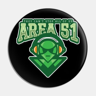 Area 51, they can't stop all of us Pin