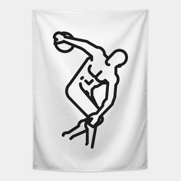 Discobolus Tapestry by oksalyesilok