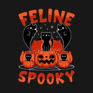 Feline Spooky Halloween Kitten by Tobe Fonseca T-Shirt