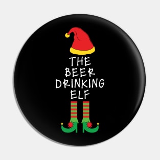 The Beer Drinking Elf T-shirt Pin