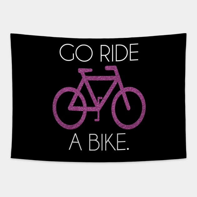 go ride a bike Tapestry by fahimahsarebel