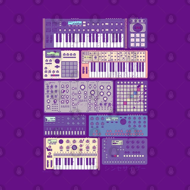 Synthesizers and Electronic Music Instruments by Mewzeek_T