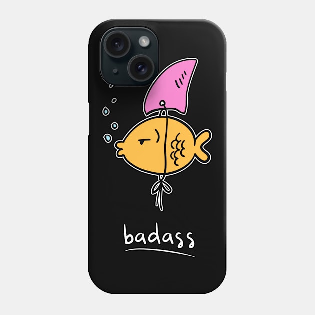 Badass Goldfish Phone Case by displace_design