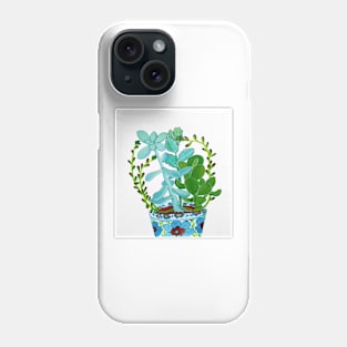 Indian Pot with Succulents Phone Case