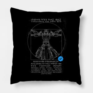 Vitruvian Prime twitter verified Pillow