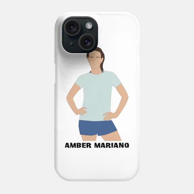 Amber Mariano Phone Case by katietedesco