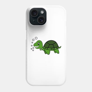 FUNNY Green Turtle Phone Case