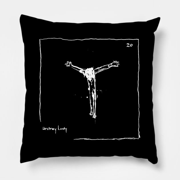 Destroy Lonely Jesus Pillow by umarerikstore