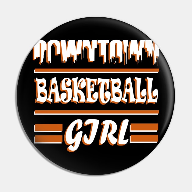 Basketball Girls Power Gift Basket Team Pin by FindYourFavouriteDesign