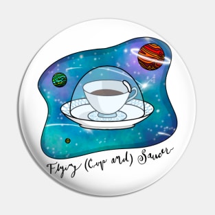 Flying (Cup And) Saucer Pin