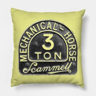 Vintage Scammell Mechanical Horse logo Pillow