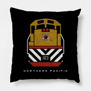 Northern Pacific Train Engine Pillow