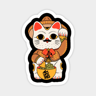 Gato de la suerte Magnet