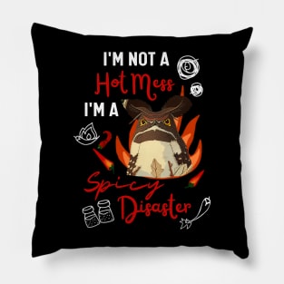 Great Eared Nightjar is a Hot Mess Funny Bird Meme Pillow