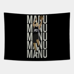 Manu Ginobili - San Antonio Spurs Tapestry