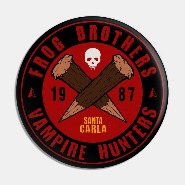 Frog Brothers - Vampire Hunters Pin by SunsetSurf