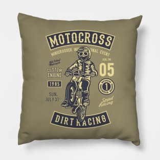 Motocross Racing Pillow