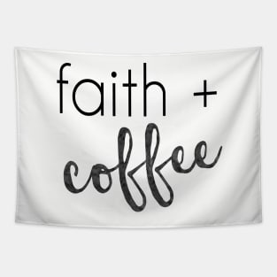 Faith and Coffee Tapestry