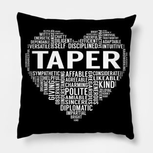 Taper Heart Pillow