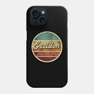 Tanatoraja, circle retro fadedExcision Phone Case