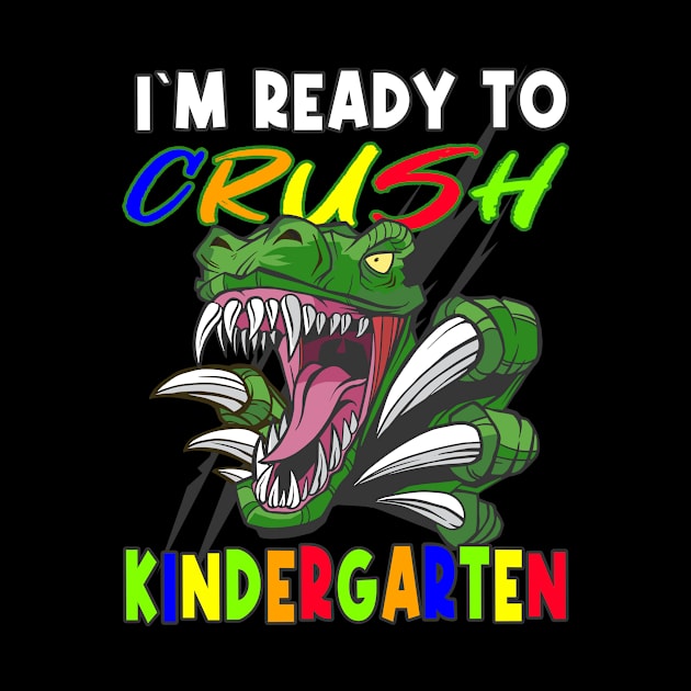 Chrush Kindergarten Dinosaur 1st Day Back To School by RRDESIGN