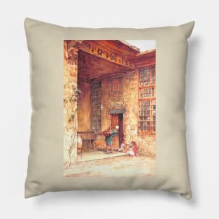 Courtyard in a Cairene House in Egypt Pillow