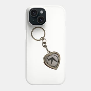 Aphex Twin Logo Heart Keychain Phone Case